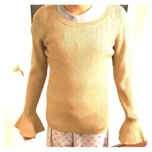 Micheal Kors Gold Sweater